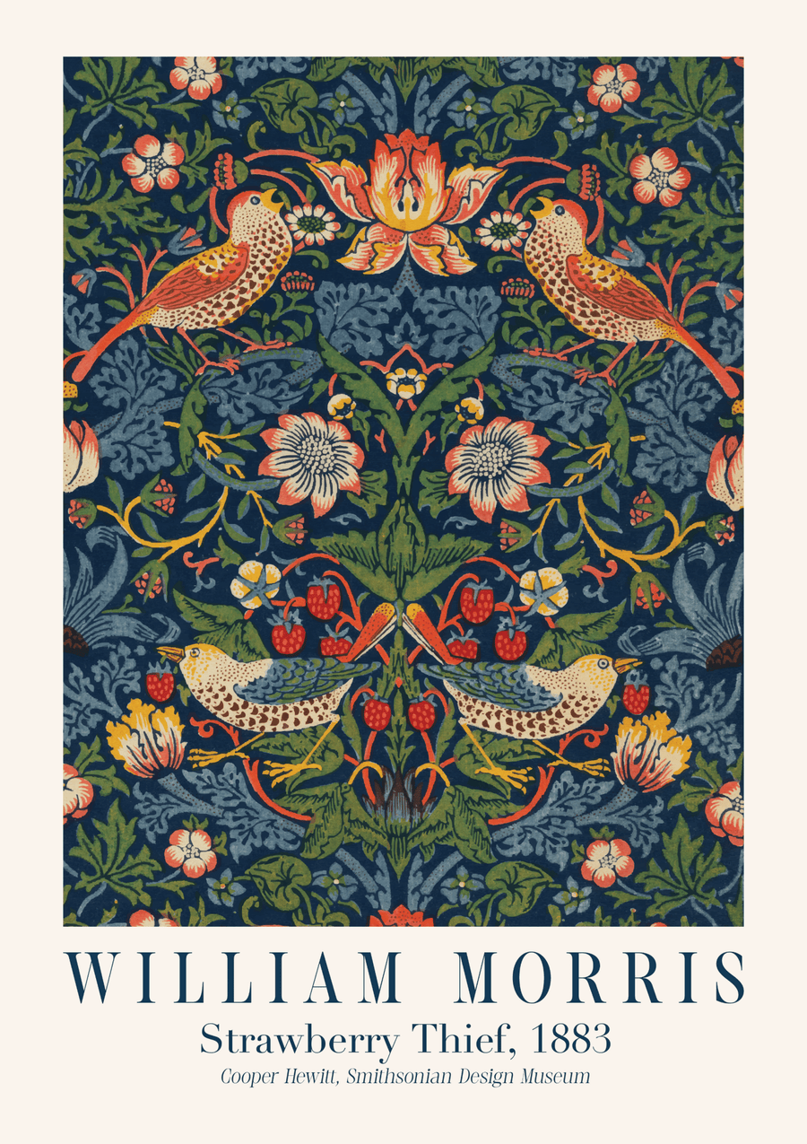Strawberry Thief by William Morris 1883