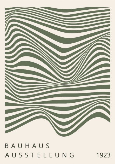 Striking Green Wave By Bauhaus