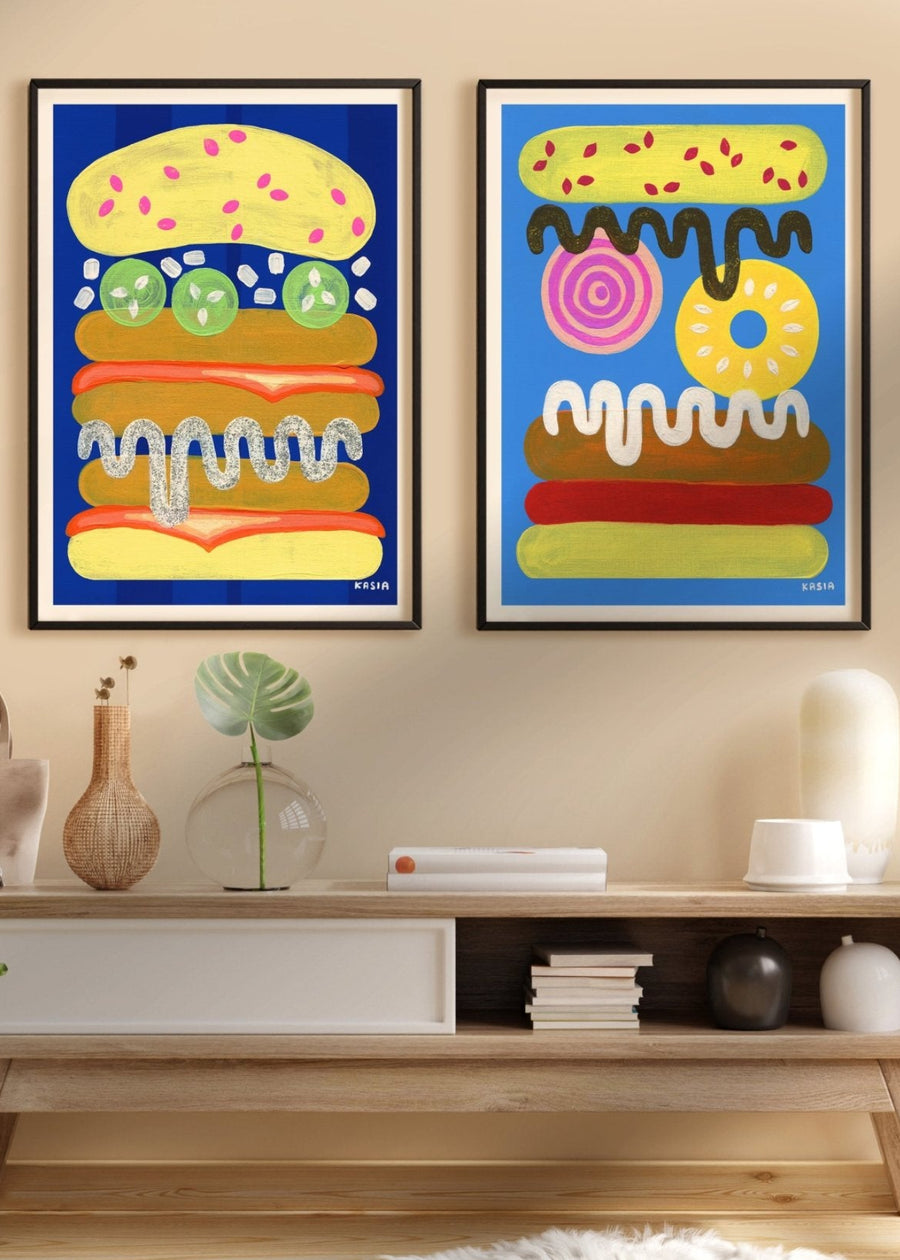 Summer Cluck Set of 2 by Kasia Sykus