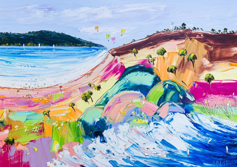 Suncreen And Boardshorts By Angela Hawkey