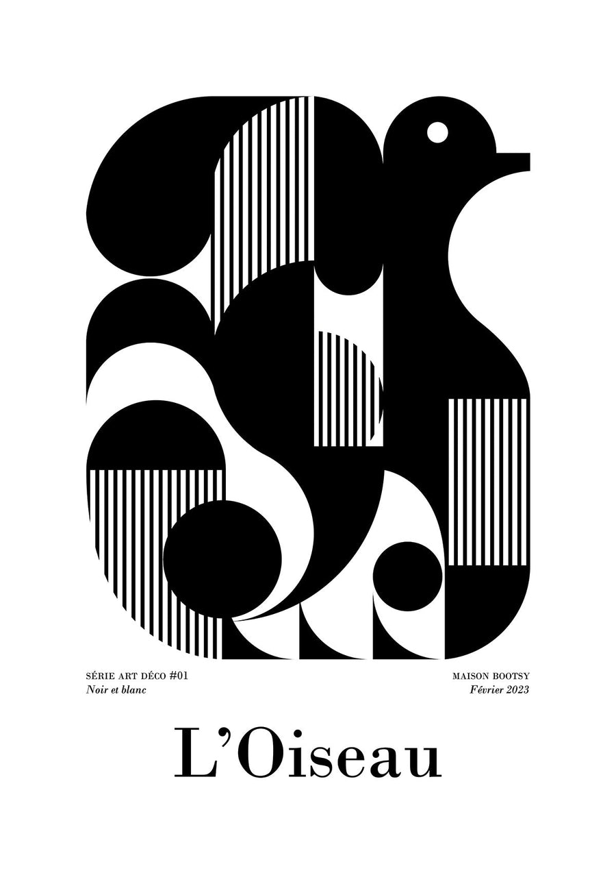 'The Bird' Abstract Wall Art by Maison Bootsy