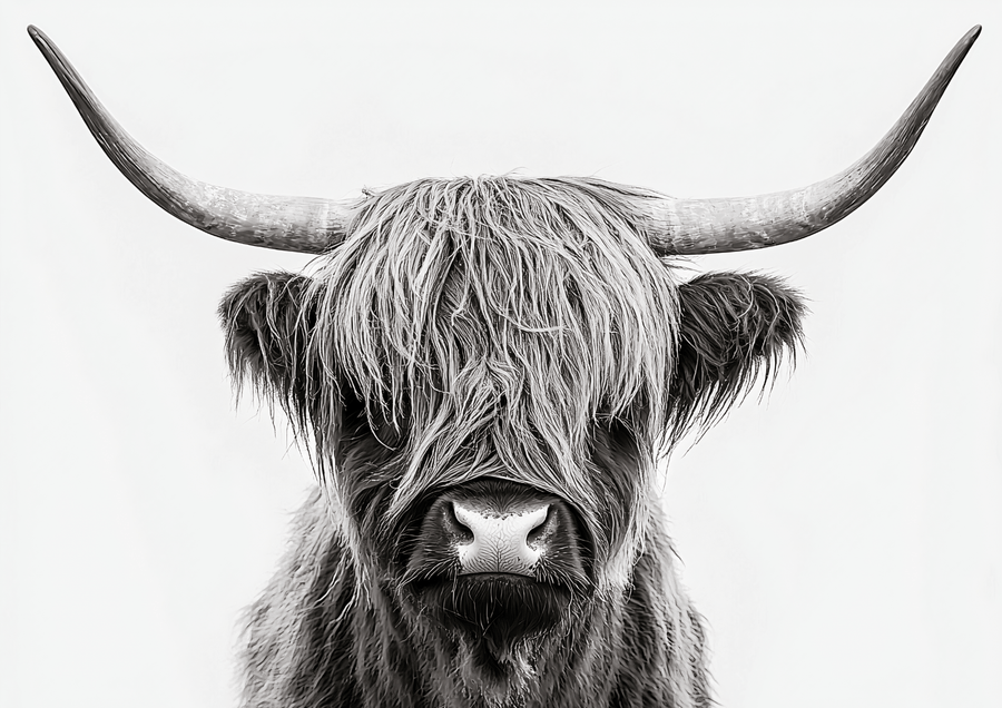 The Highland Cow King Photograph