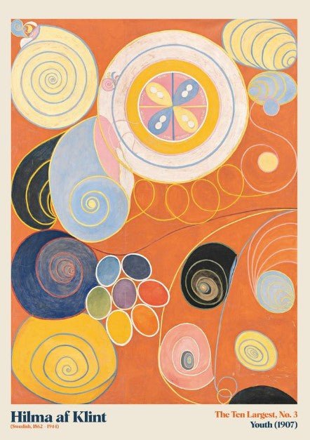 The Ten Largest Youth 3 Wall Art by Hilma af Klint