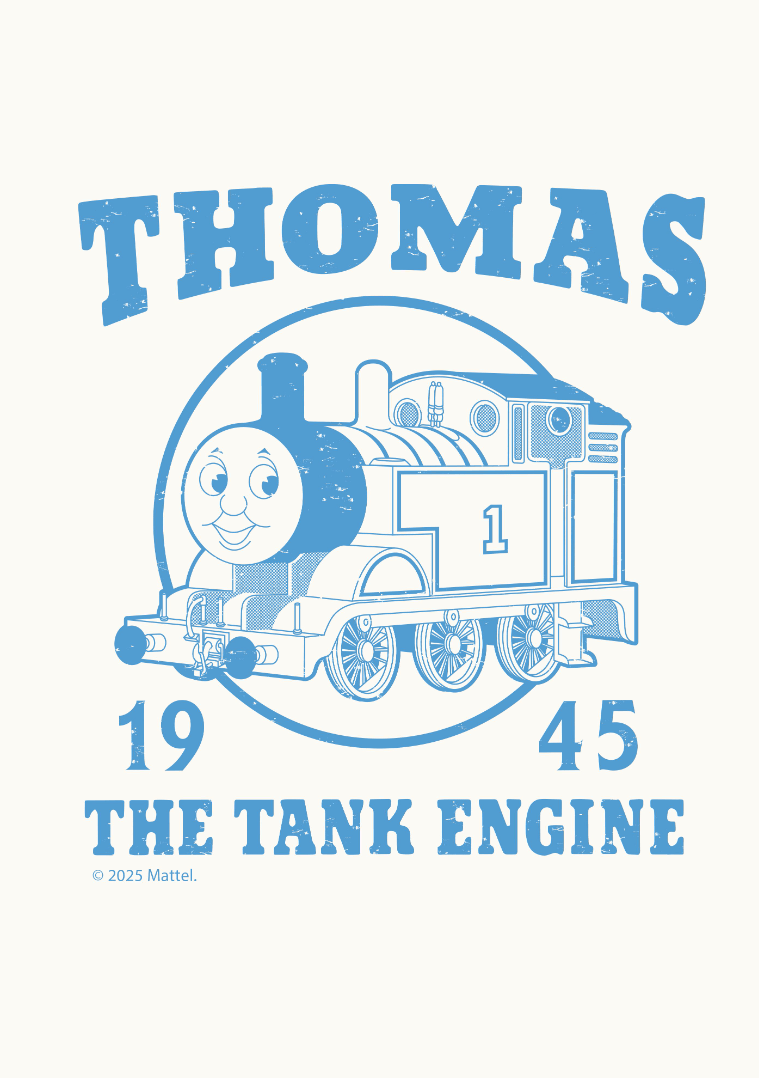 Thomas 1945 The Tank Engine Poster Vintage
