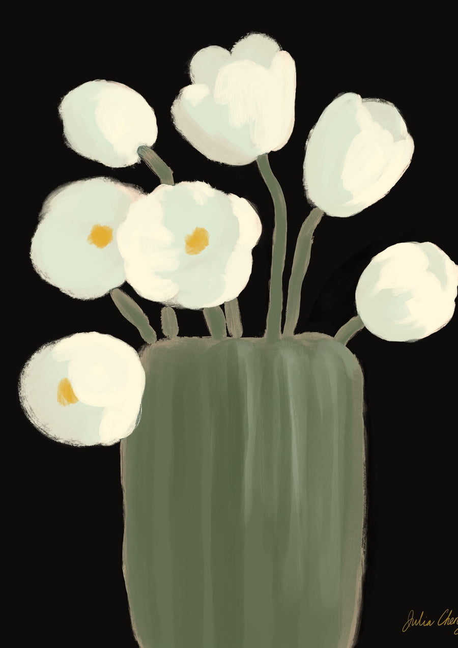 Tulip Still Life By Julia Cheney