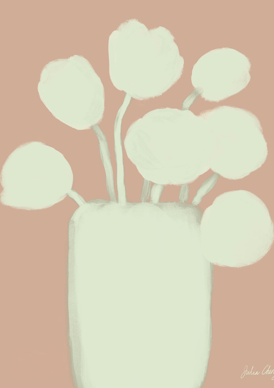 Two Tone Tulips By Julia Cheney