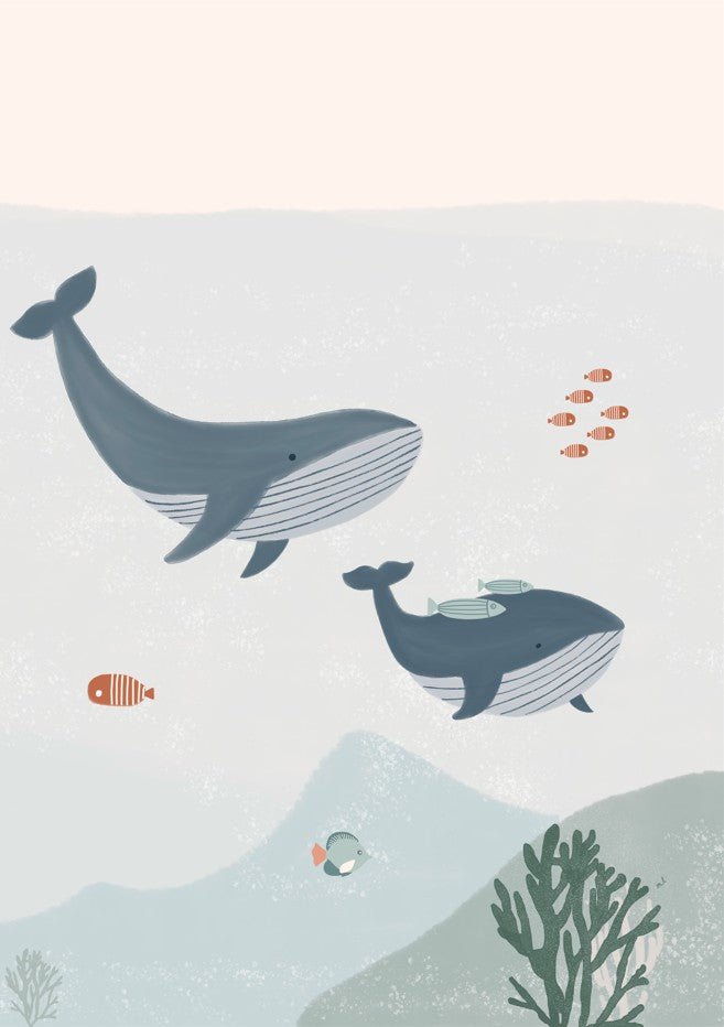 Two Whales by Menina Lisboa