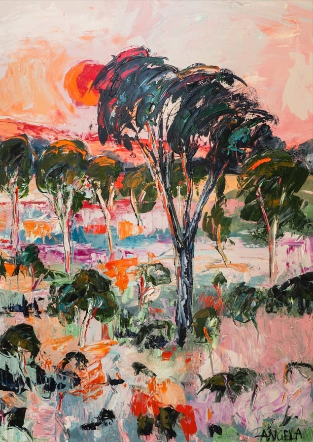Wild Sunset By Angela Hawkey