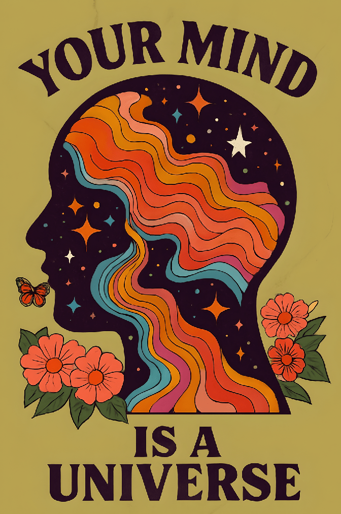 Your Mind is a Universe Art Print