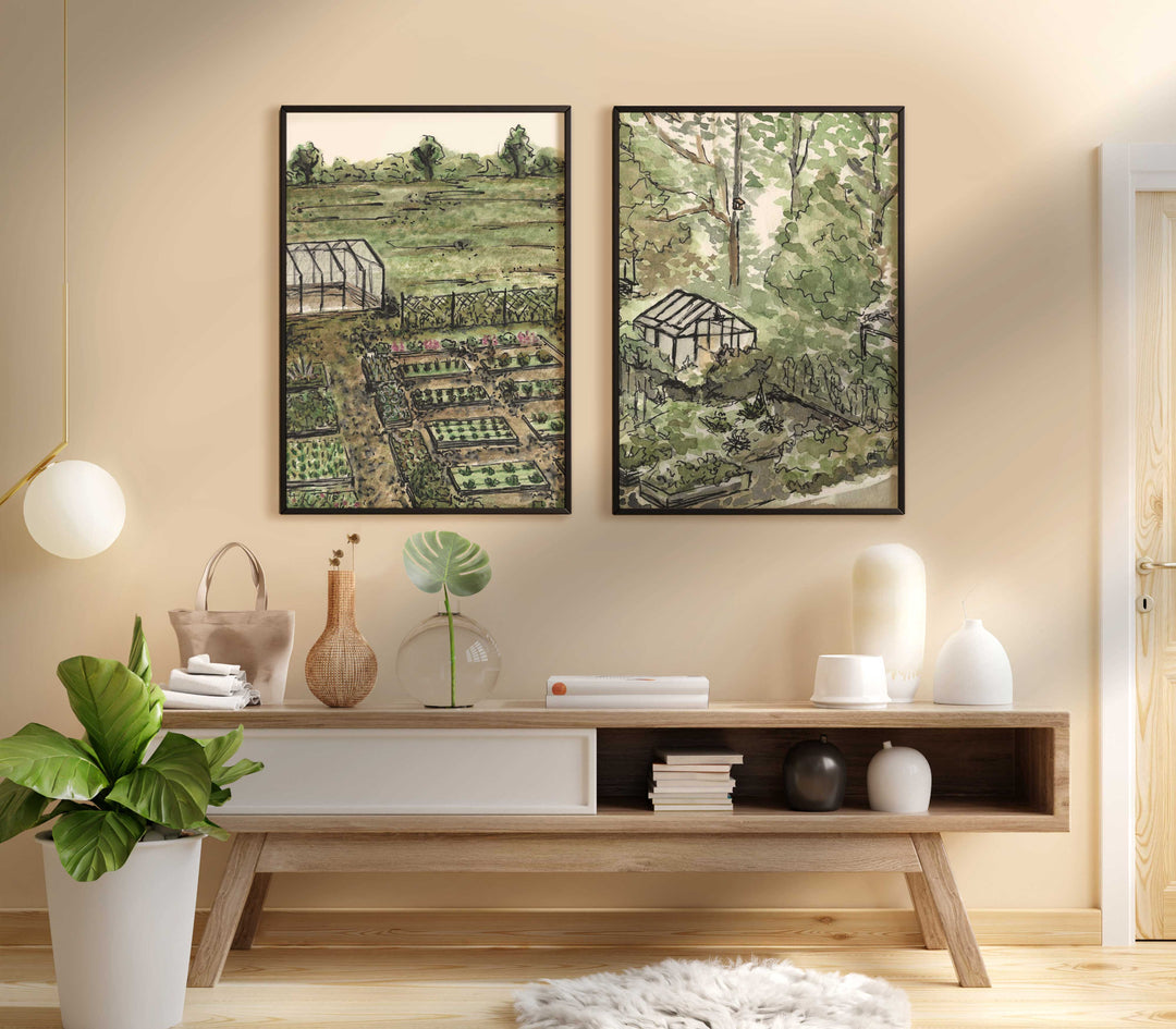 My Garden Set of 2 by Josephine Wianto