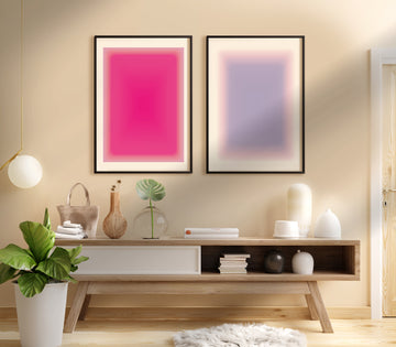 Electric Dream Pair Abstract Tonal | Art Print