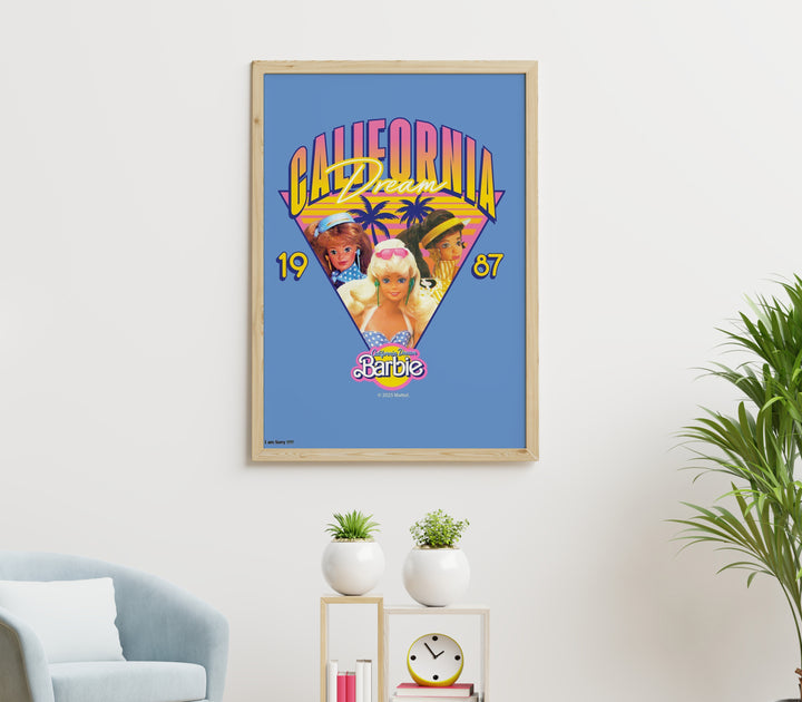 Barbie California Dream 1987 Retro Print