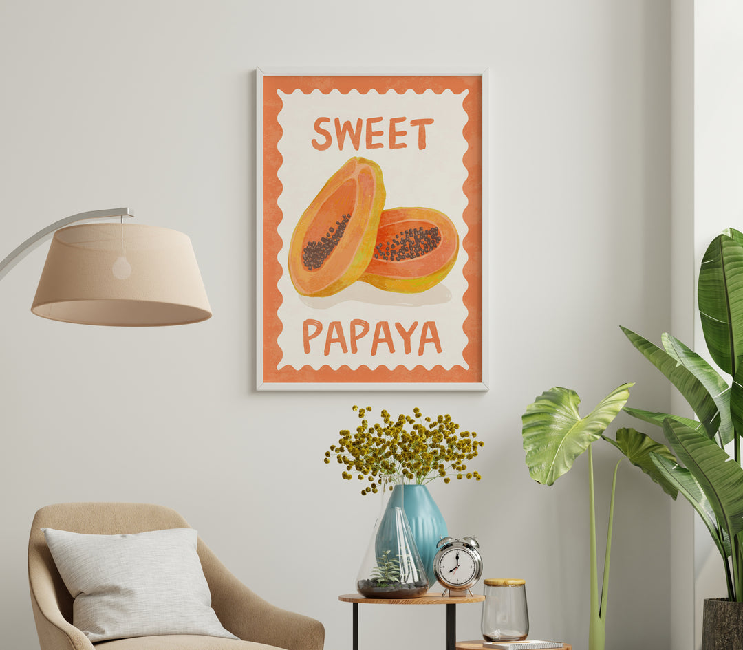 Sweet papaya,gallery wall,hall way,livingroom,timber border