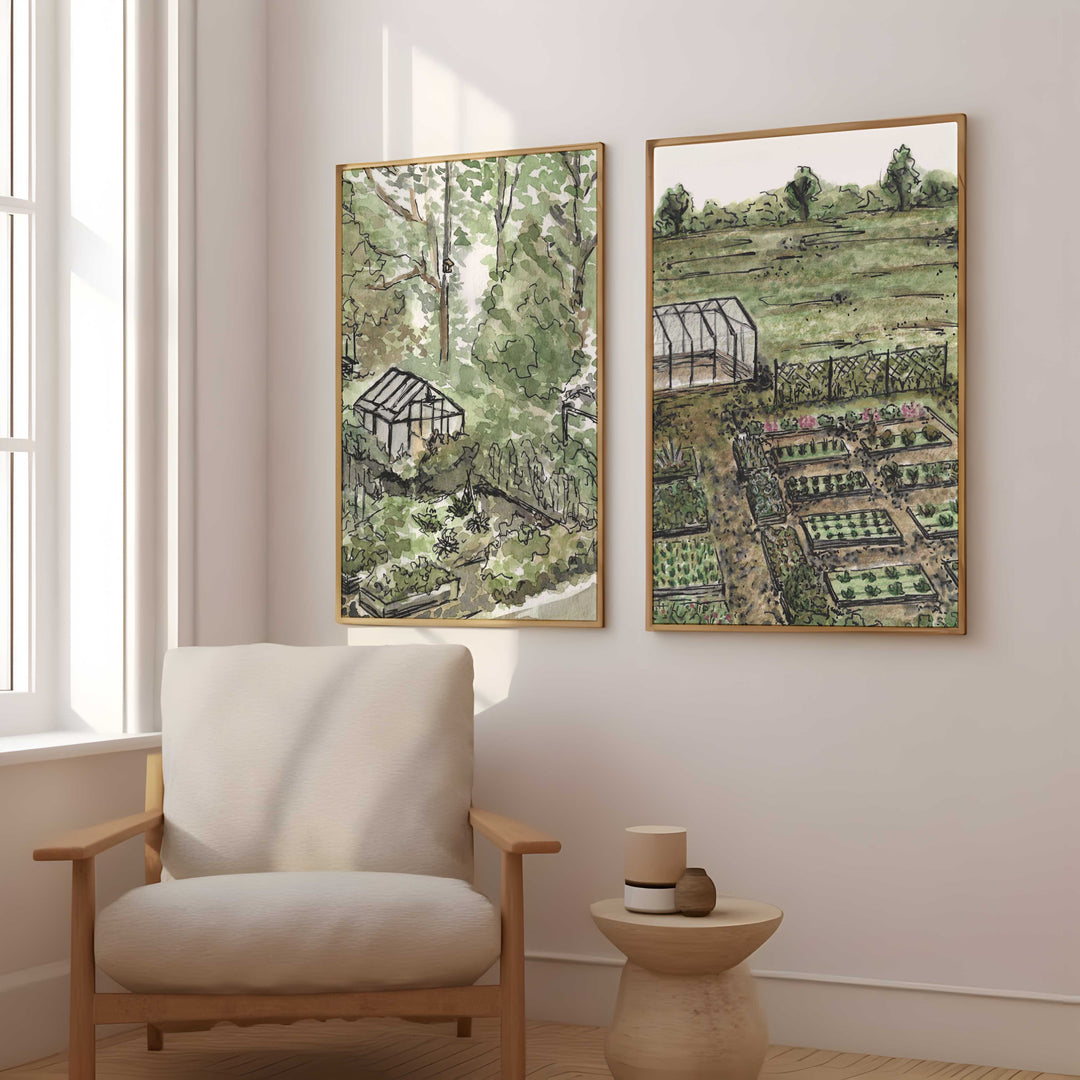 My Garden Set of 2 by Josephine Wianto