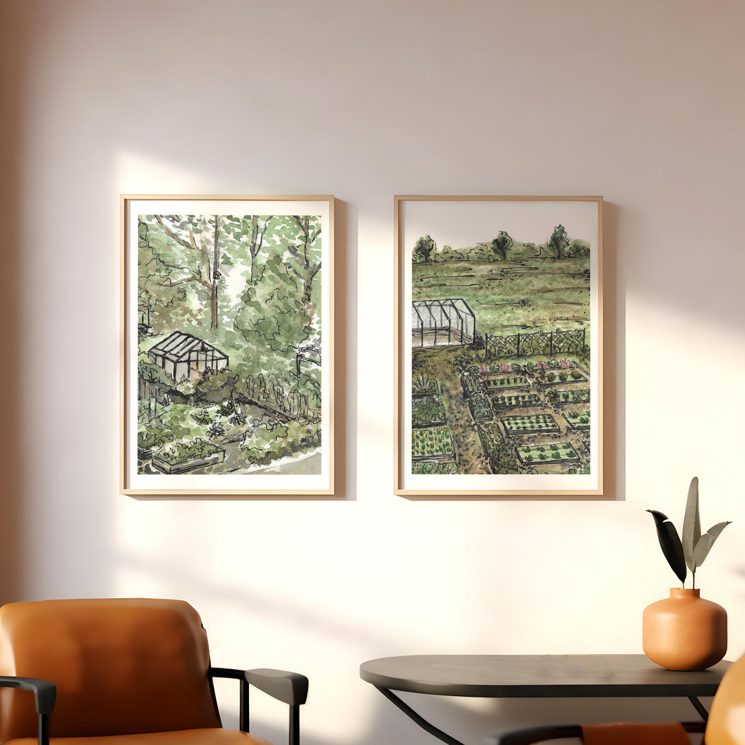 My Garden Set of 2 by Josephine Wianto