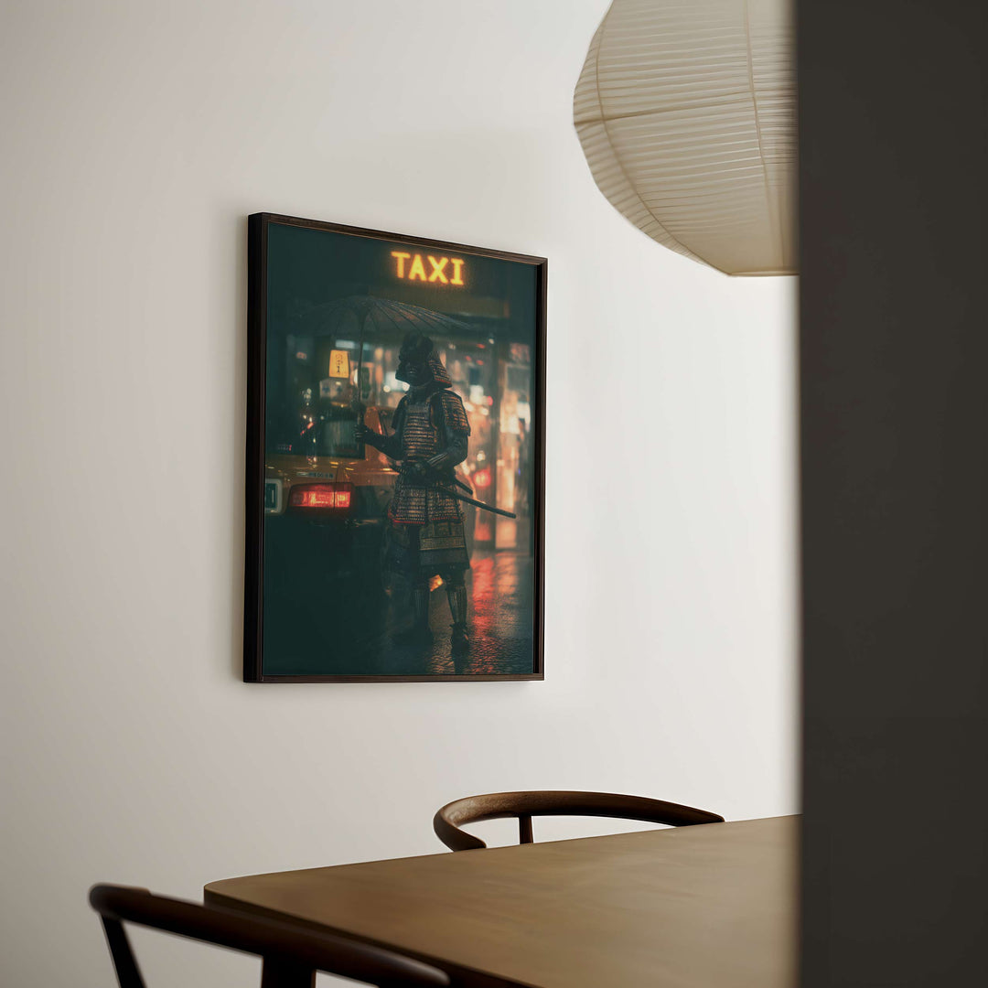 Samurai City Rush Wall Art