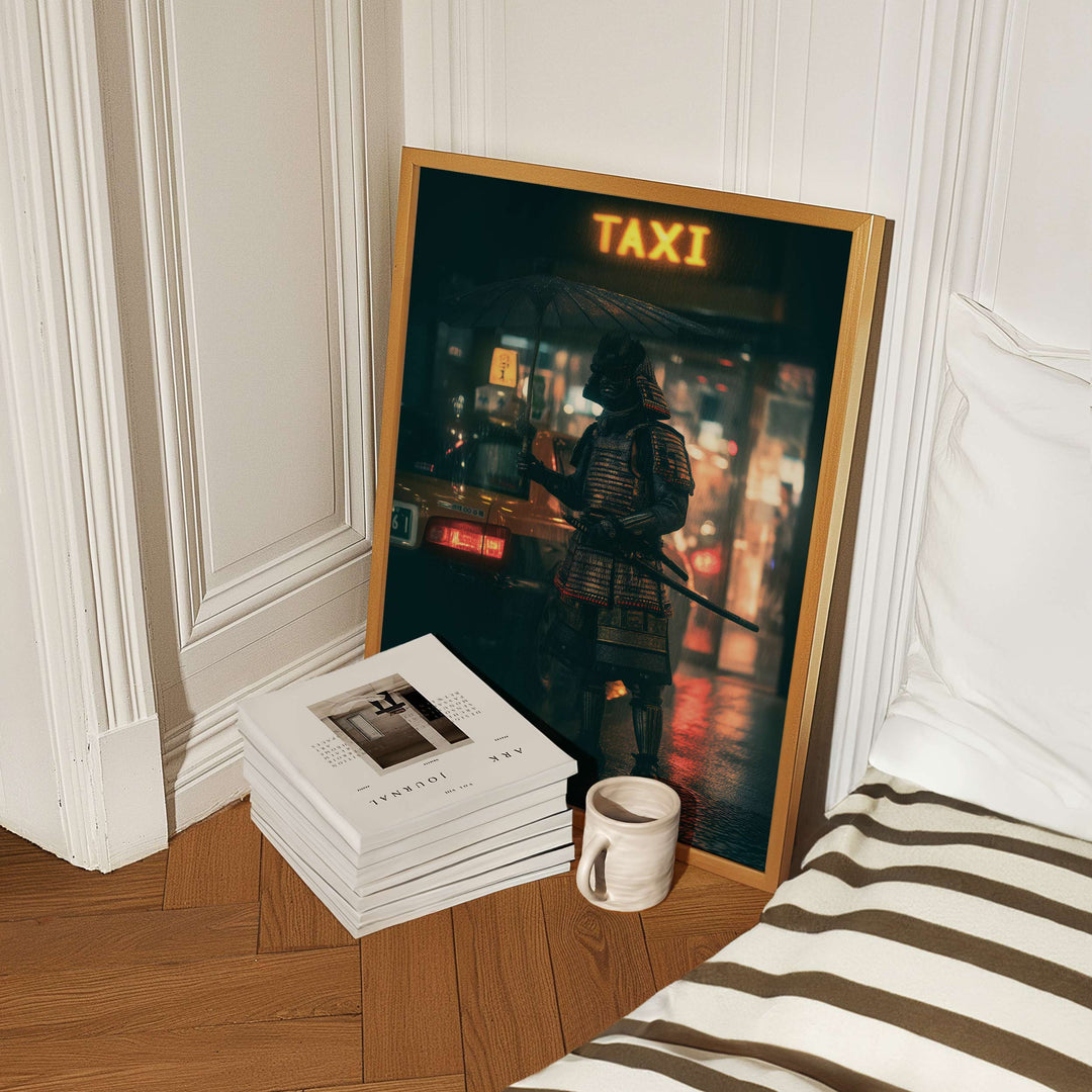 Samurai City Rush Wall Art