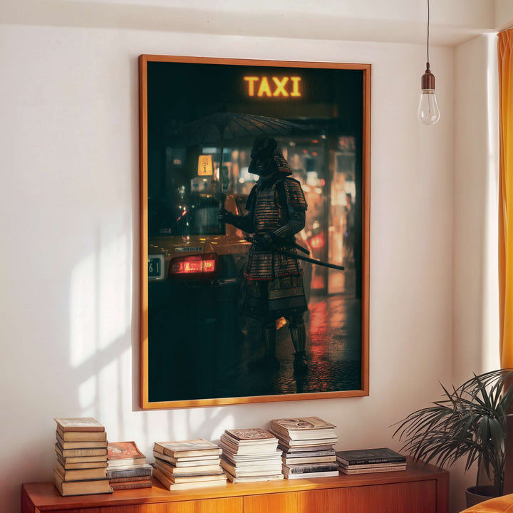 Samurai City Rush Wall Art