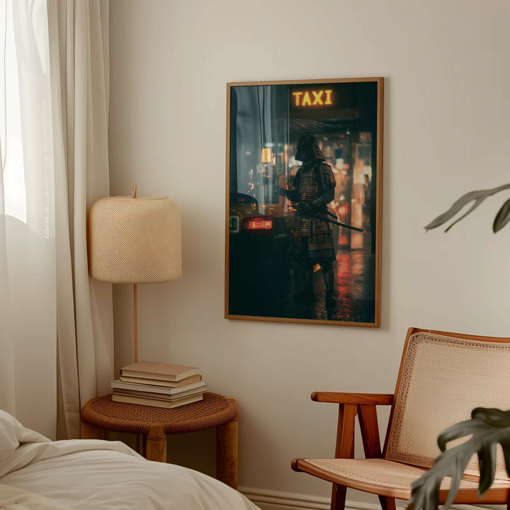 Samurai City Rush Wall Art