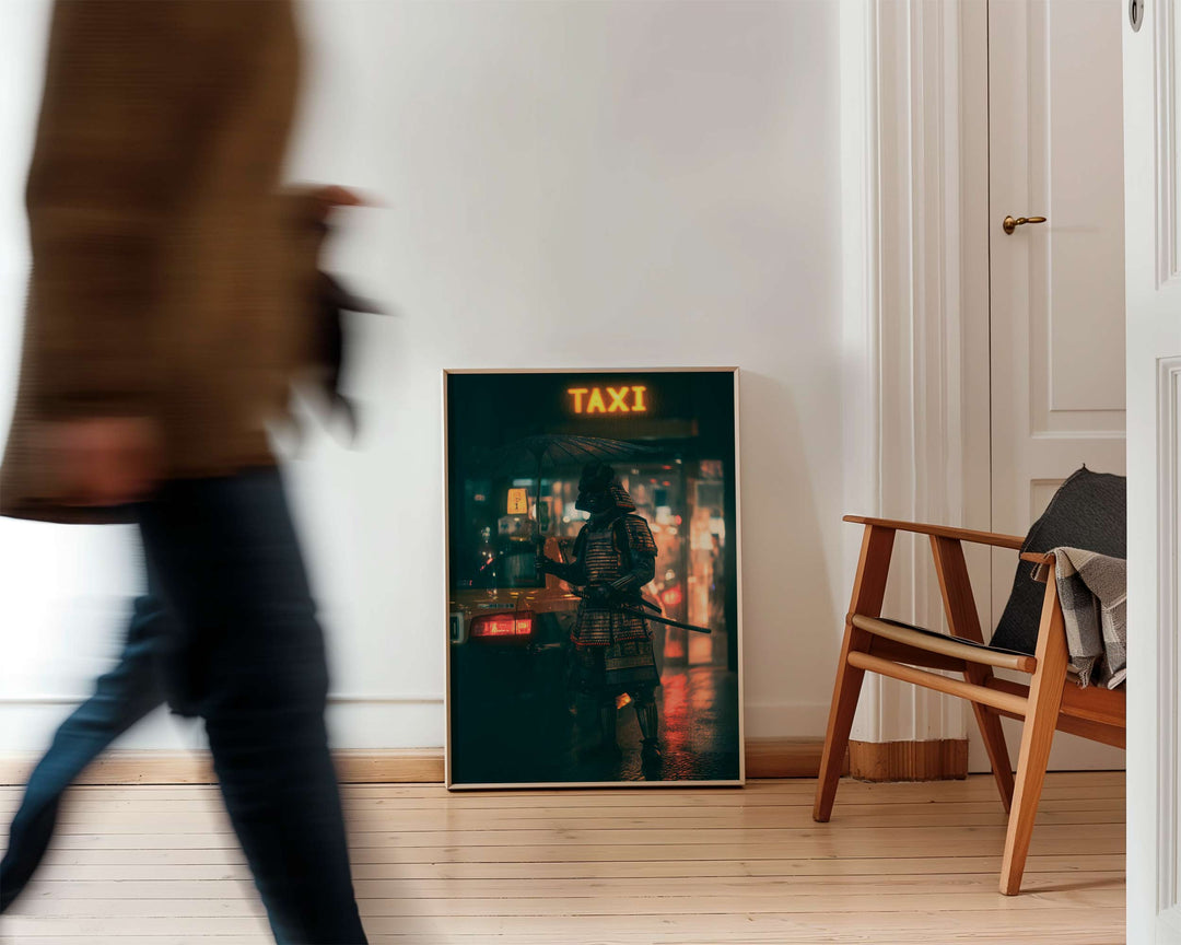 Samurai City Rush Wall Art