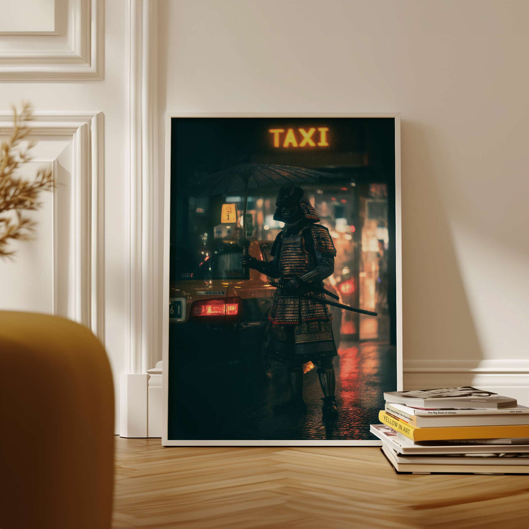 Samurai City Rush Wall Art