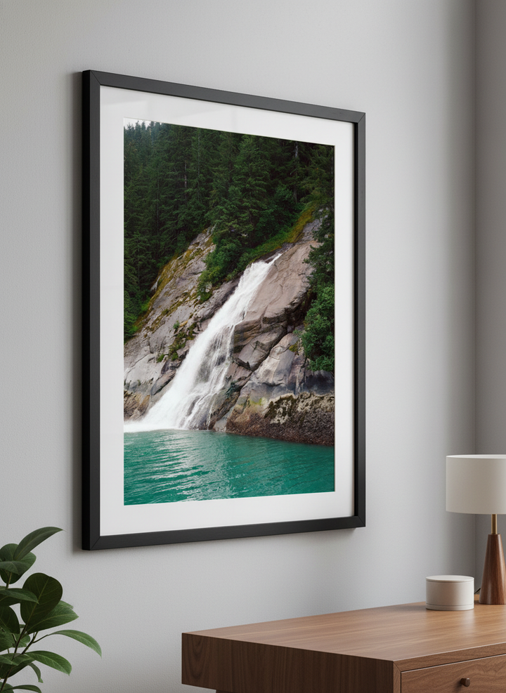 Contemporary wall art featured in a bright modern office workspace