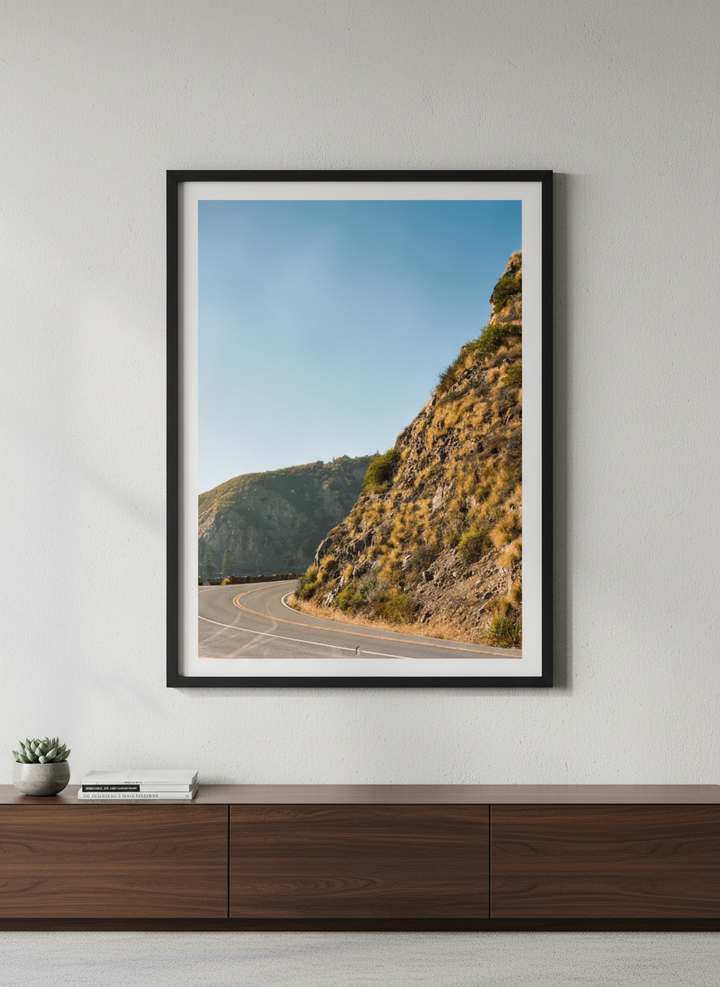 Contemporary wall art featured in a bright modern office workspace