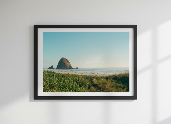 Contemporary wall art featured in a bright modern office workspace