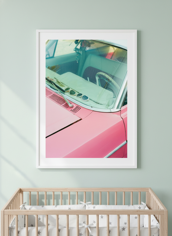 Soft neutral wall art styled in a serene nursery with pastel tones