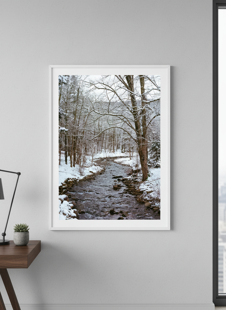 Contemporary wall art featured in a bright modern office workspace