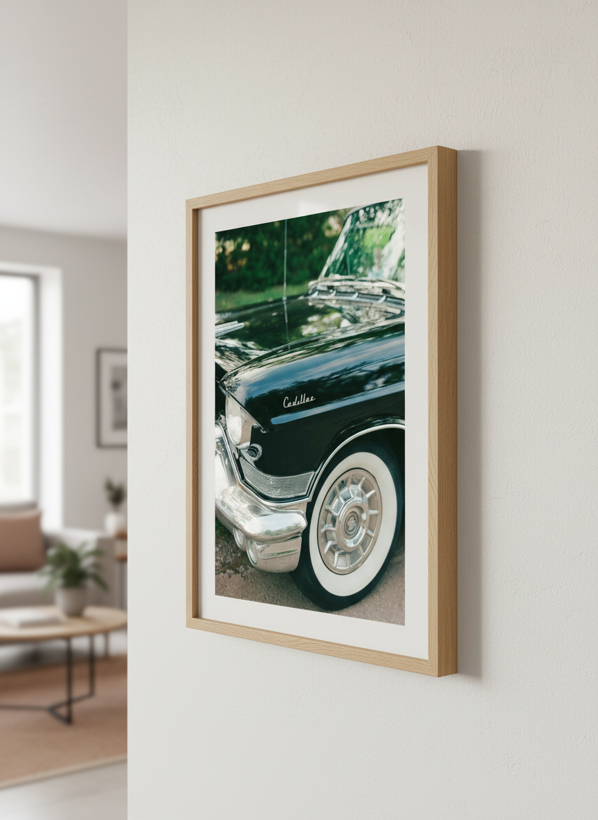 Modern wall art styled above a sofa in a neutral living room