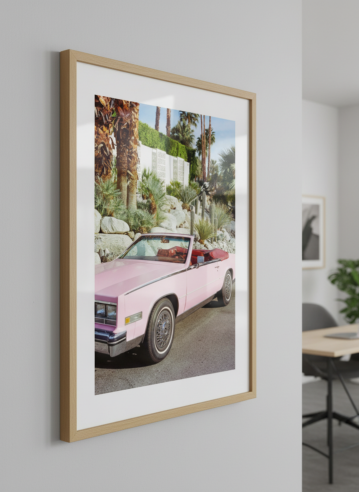 Contemporary wall art featured in a bright modern office workspace