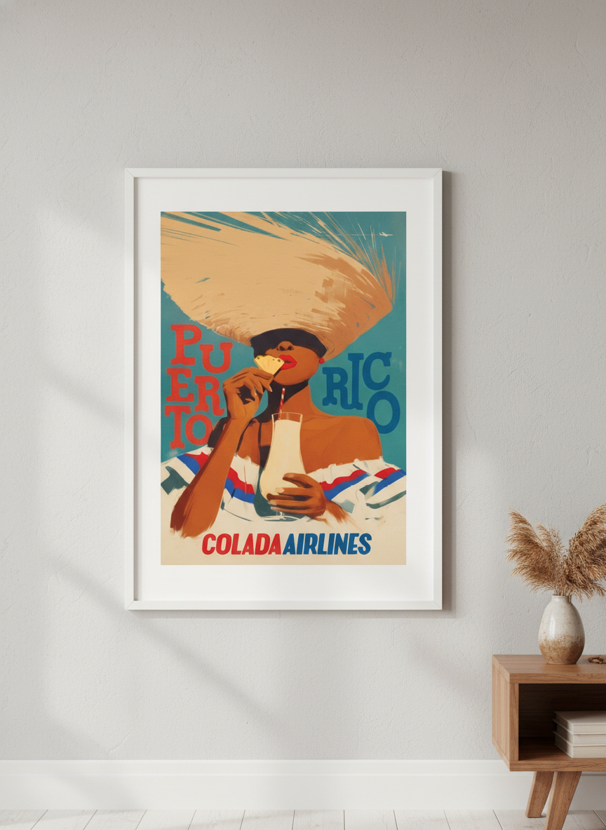 Modern wall art styled above a sofa in a neutral living room