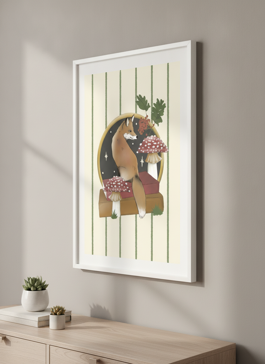 Modern wall art styled above a sofa in a neutral living room