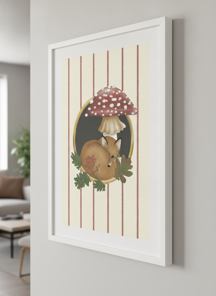 Modern wall art styled above a sofa in a neutral living room