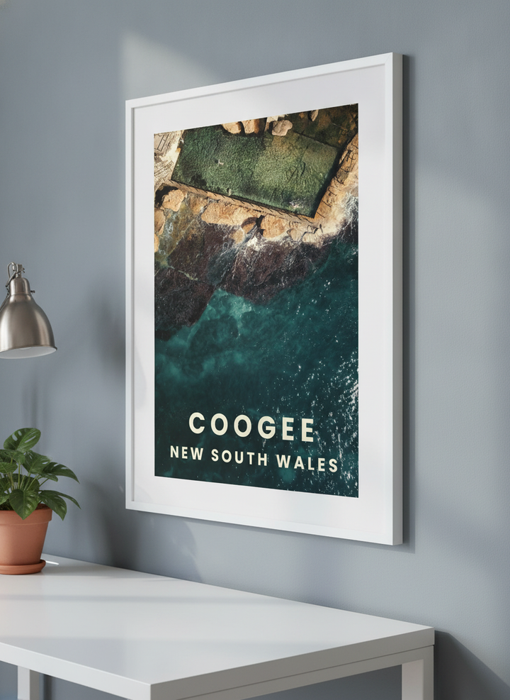 Contemporary wall art featured in a bright modern office workspace