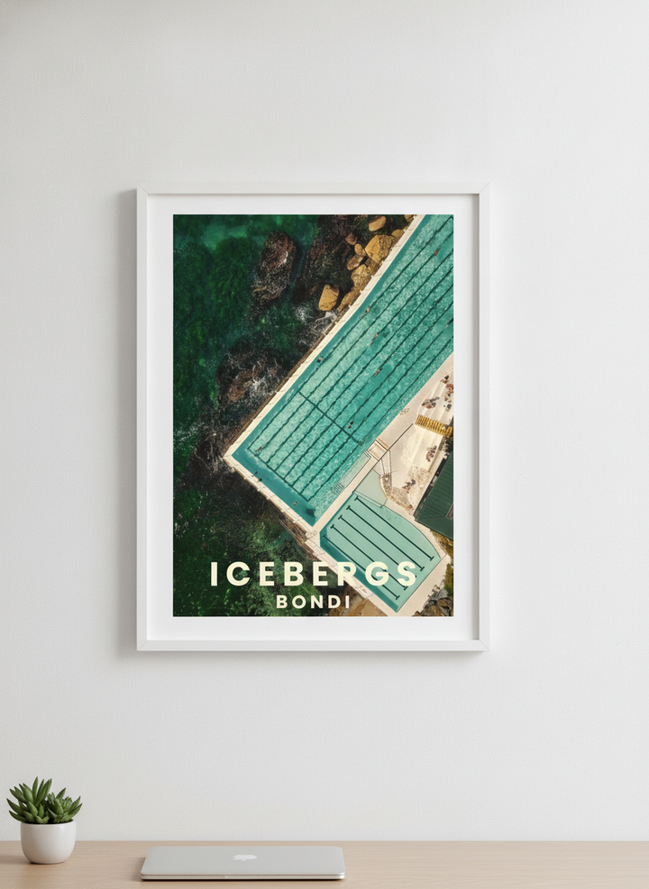 Contemporary wall art featured in a bright modern office workspace