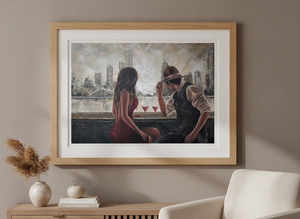 Drinks By The Yarra By Isabella Karolewicz Art