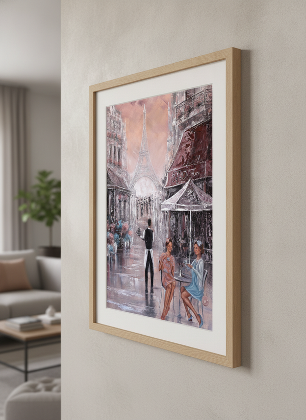 Chit Chat, Paris By Isabella Karolewicz Art