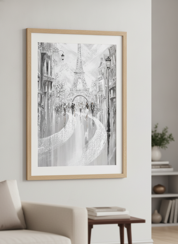 Eiffel Tower Silhouettes By Isabella Karolewicz Art