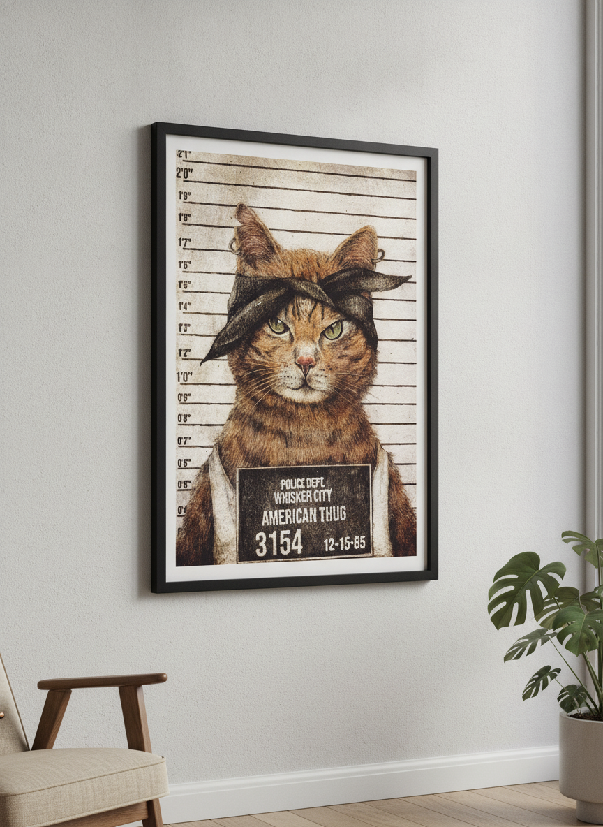 Modern wall art styled above a sofa in a neutral living room