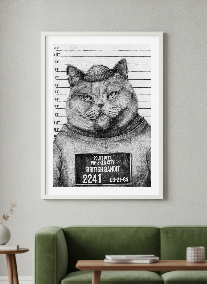 Modern wall art styled above a sofa in a neutral living room