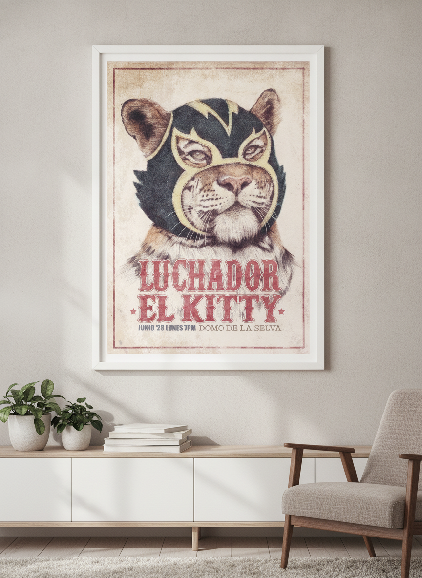 Modern wall art styled above a sofa in a neutral living room