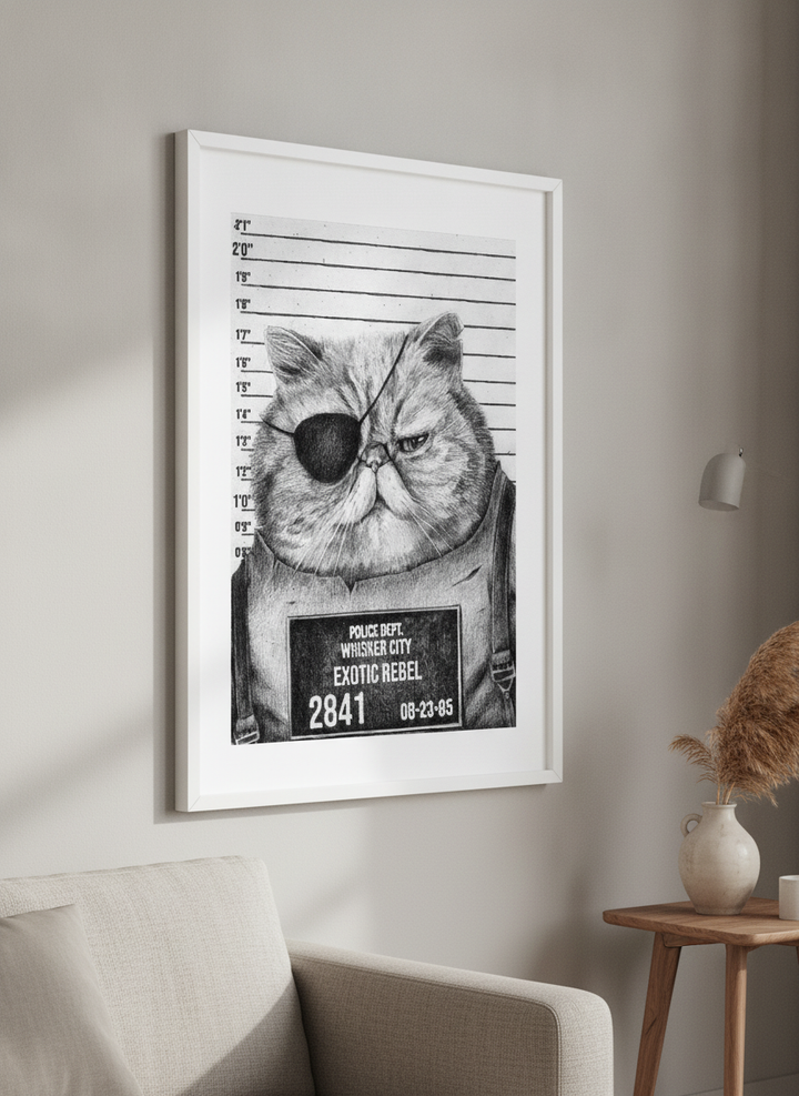 Modern wall art styled above a sofa in a neutral living room