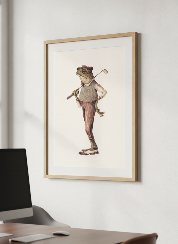 Contemporary wall art featured in a bright modern office workspace