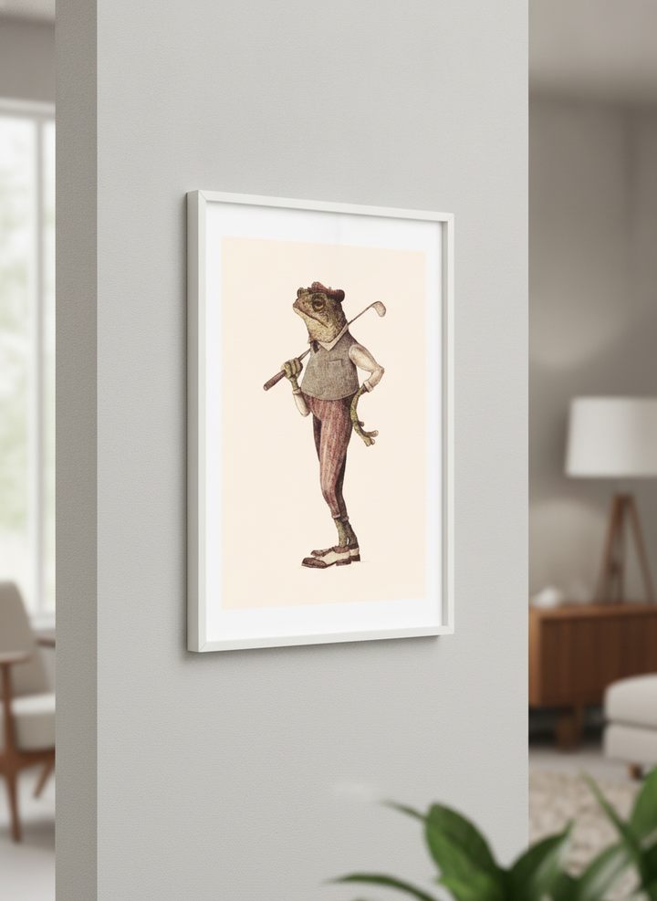 Modern wall art styled above a sofa in a neutral living room