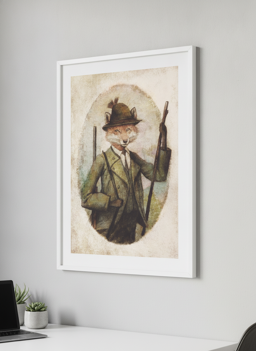 Contemporary wall art featured in a bright modern office workspace