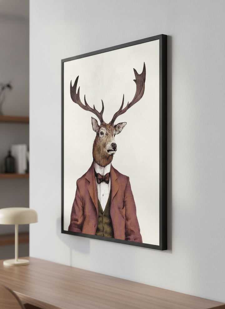 Contemporary wall art featured in a bright modern office workspace