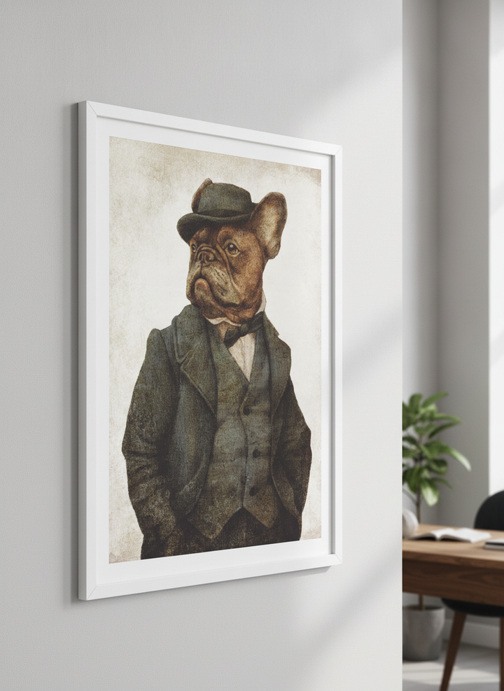 Contemporary wall art featured in a bright modern office workspace
