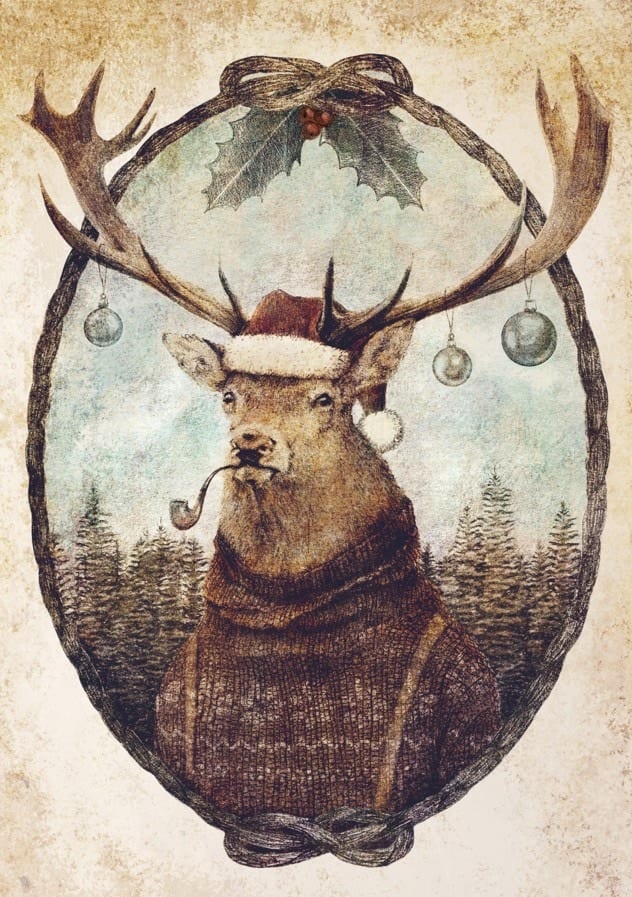 Thinking Wild Christmas By Mike Koubou